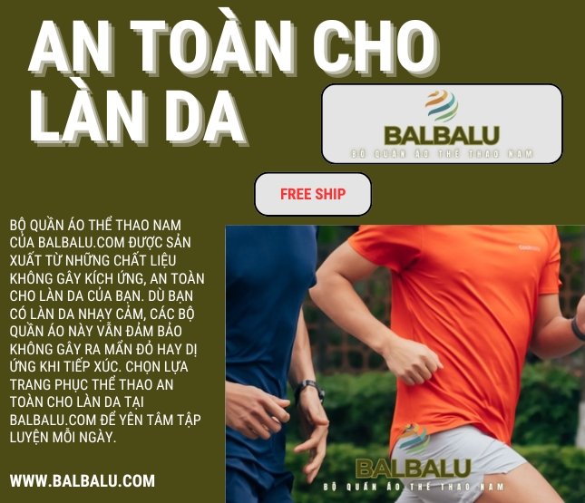 Giới Thiệu BỘ QUẦN ÁO THỂ THAO NAM BALBALU